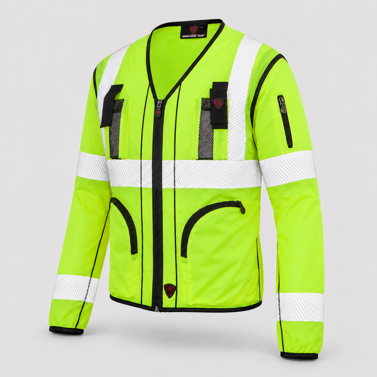 Giubbino Jacket EXPLORER Giallo Fluo/Nero
