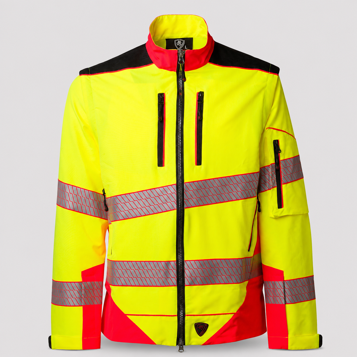 Giubbino ICARO Giallo Fluo/Rosso Fluo