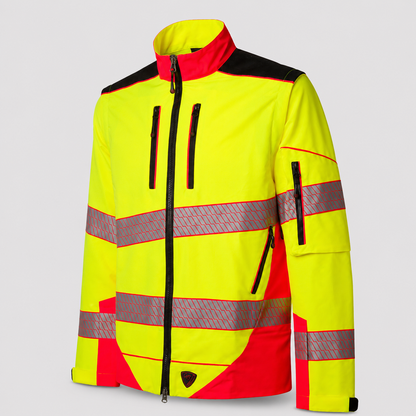 Giubbino ICARO Giallo Fluo/Rosso Fluo