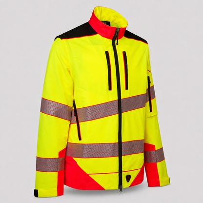 Giubbino ICARO Giallo Fluo/Rosso Fluo