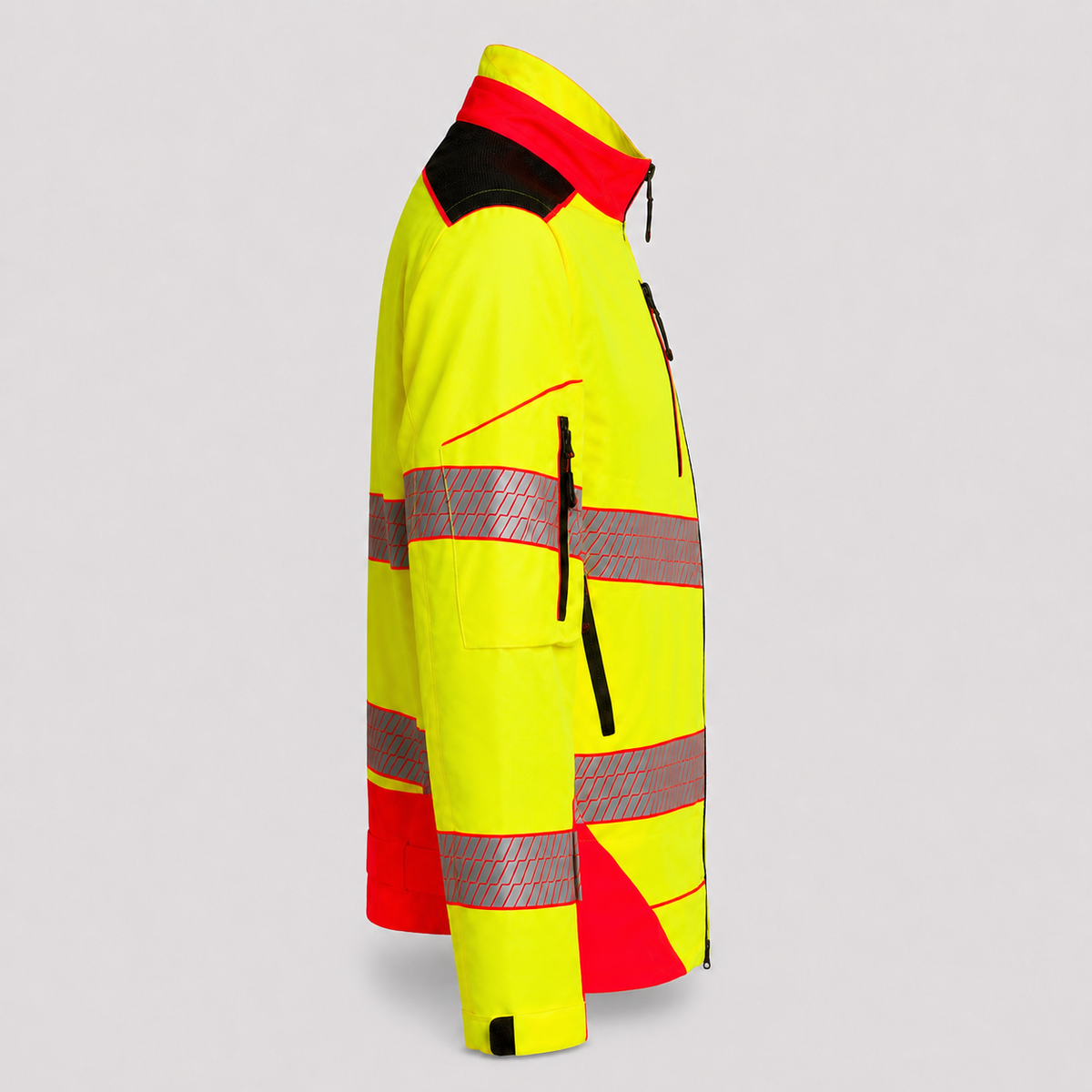 Giubbino ICARO Giallo Fluo/Rosso Fluo