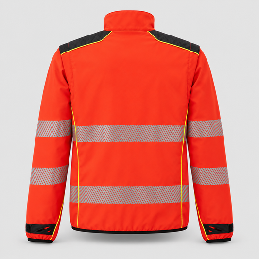Giubbino art. GIUBTEC LUMEN Rosso Fluo