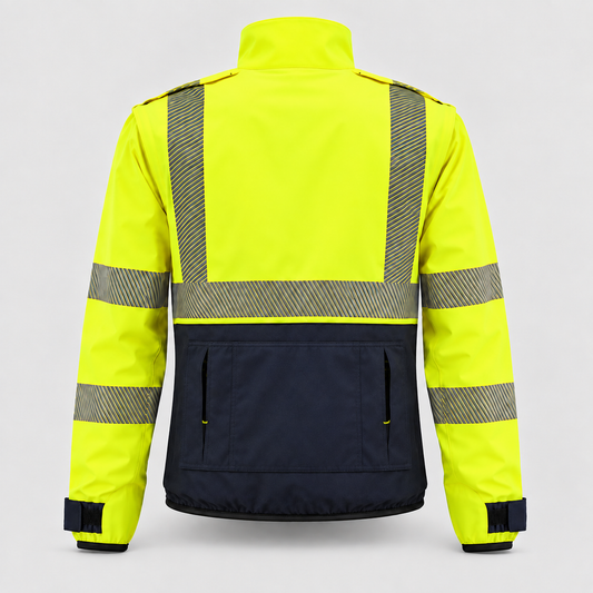 Giubbino GIUBTEC POWER PC Giallo Fluo/Blu Navy