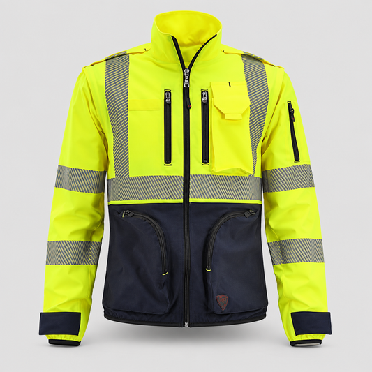 Giubbino GIUBTEC POWER PC Giallo Fluo/Blu Navy