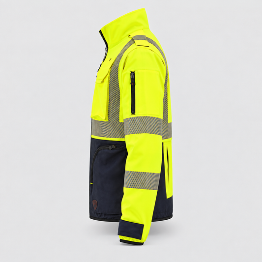 Giubbino GIUBTEC POWER PC Giallo Fluo/Blu Navy