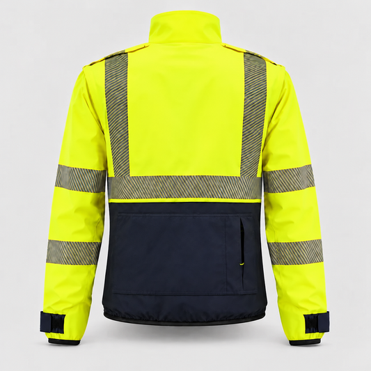 Giubbino GIUBTEC POWER PC Giallo Fluo/Blu Navy