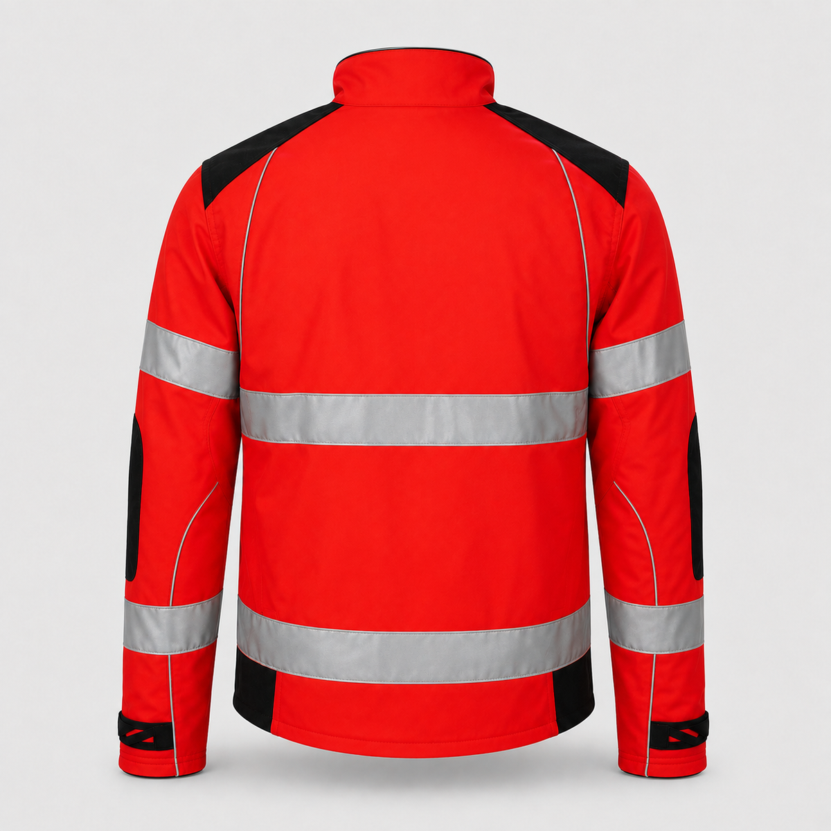 Giubbino GIUBTEC CLIMBING SOFTSHELL Rosso Fluo/Nero