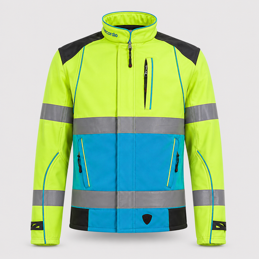 GIUBTEC CLIMBING MIS SOFTSHELL Giallo Fluo/Ciano