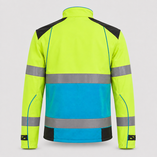 GIUBTEC CLIMBING MIS SOFTSHELL Giallo Fluo/Ciano