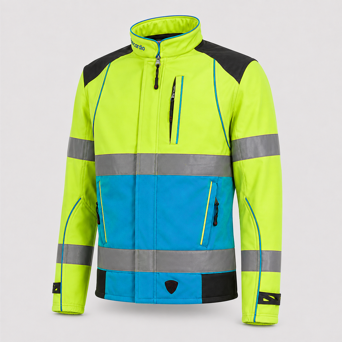 GIUBTEC CLIMBING MIS SOFTSHELL Giallo Fluo/Ciano