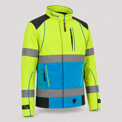GIUBTEC CLIMBING MIS SOFTSHELL Giallo Fluo/Ciano