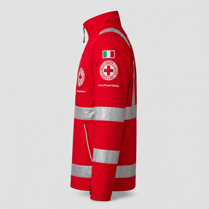 Giubbino Operativo CRI Poliammide/Elastan Rosso Ban