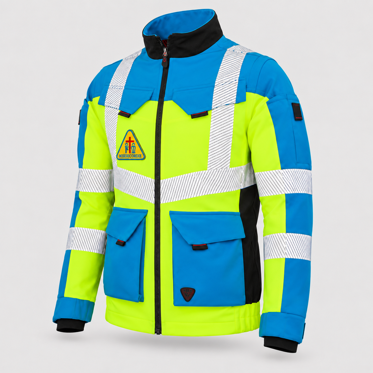 Giubbino ECHO MIS Giallo Fluo/Ciano L