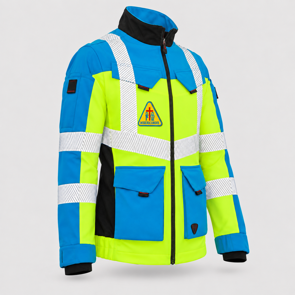 Giubbino ECHO MIS Giallo Fluo/Ciano L