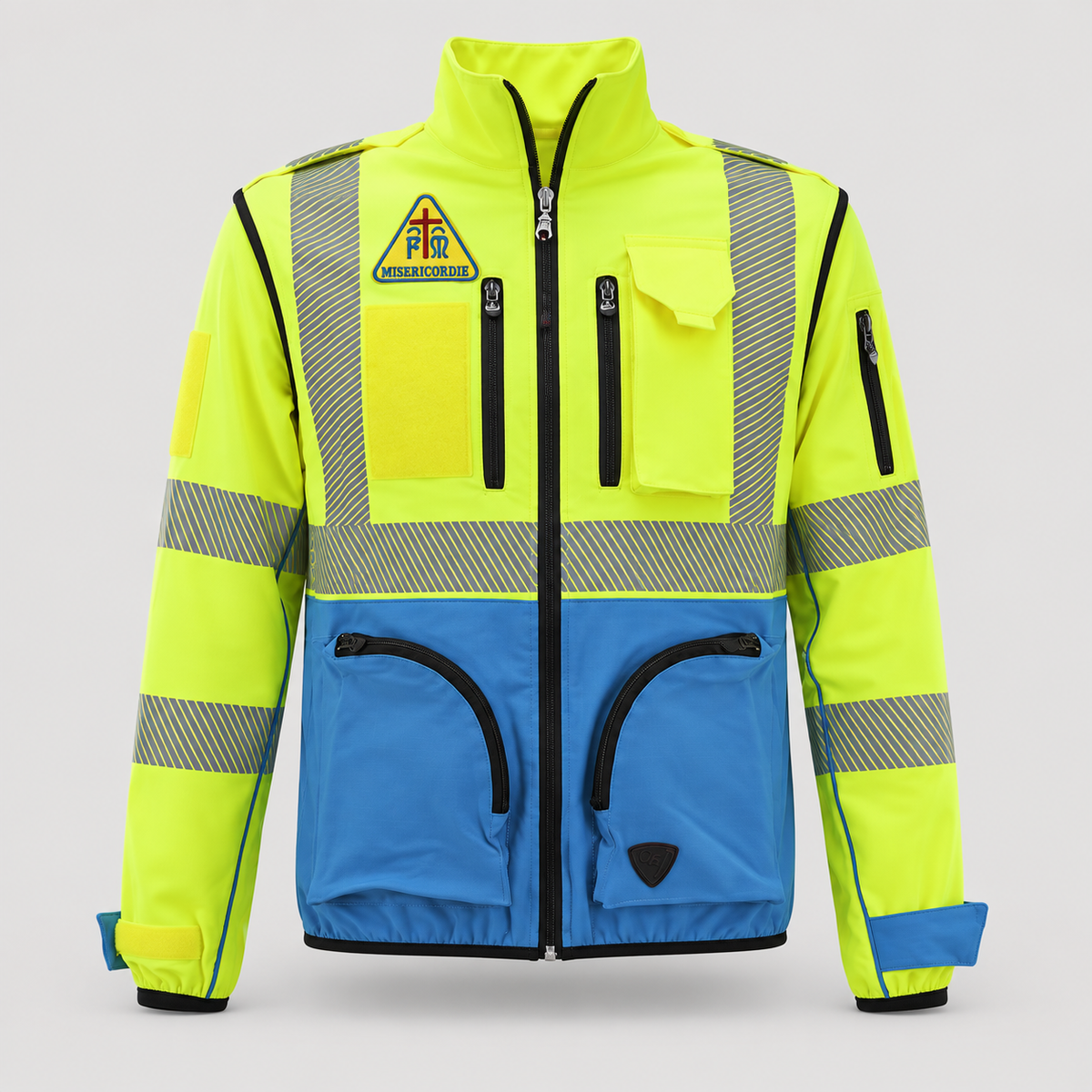 Giubbino GIUBTEC POWER MIS Misericordie Giallo Fluo/Ciano