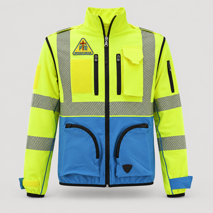 Giubbino GIUBTEC POWER MIS Misericordie Giallo Fluo/Ciano