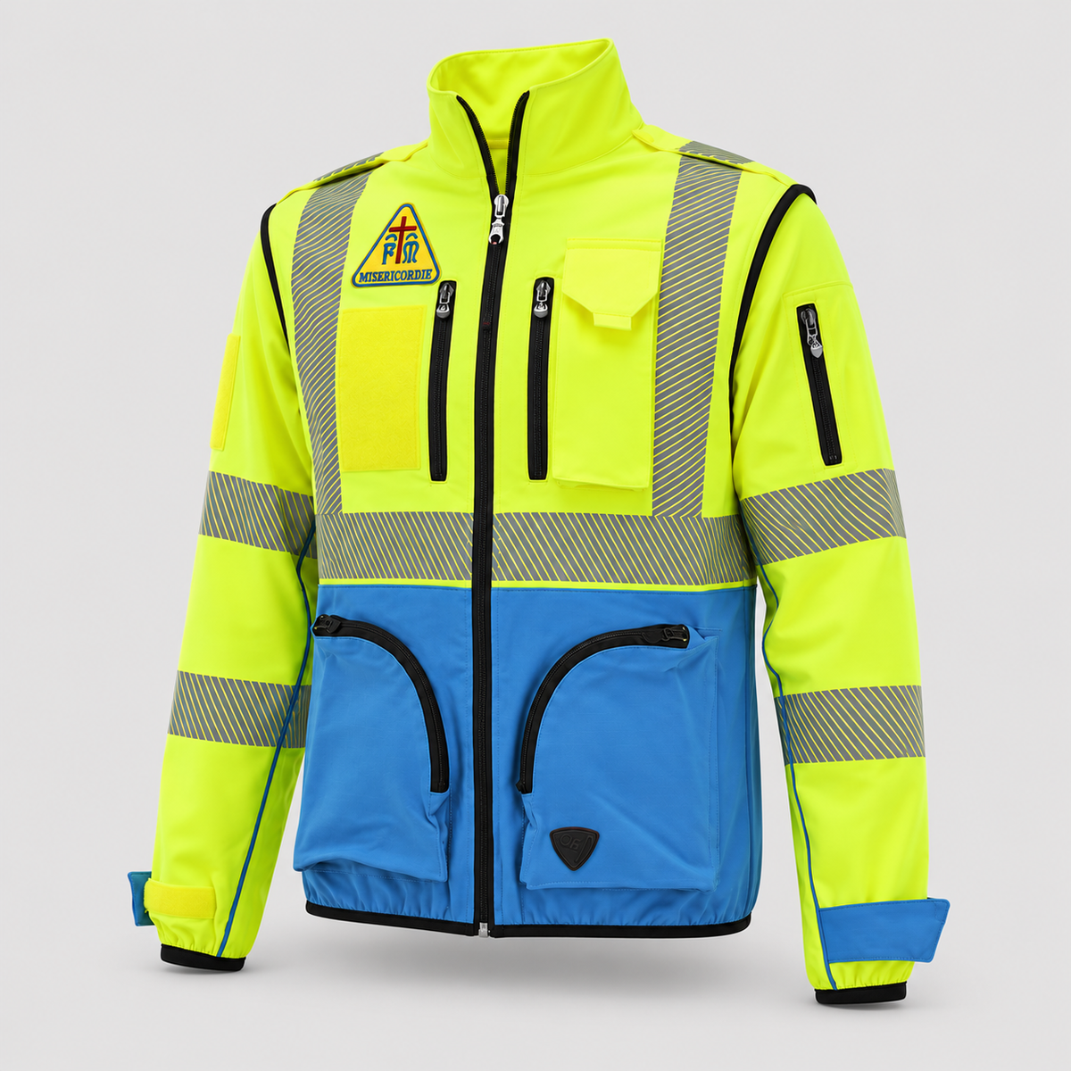 Giubbino GIUBTEC POWER MIS Misericordie Giallo Fluo/Ciano
