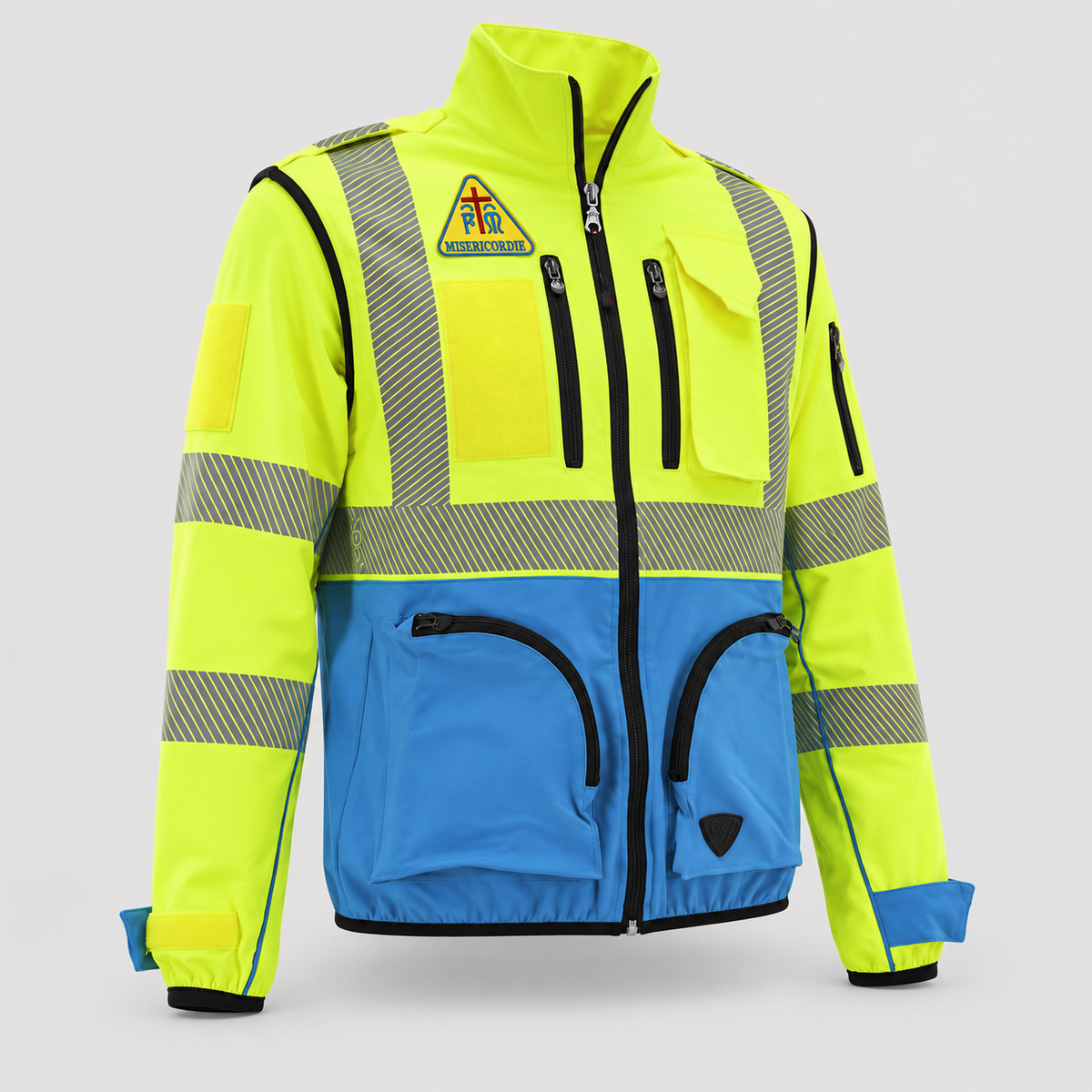 Giubbino GIUBTEC POWER MIS Misericordie Giallo Fluo/Ciano