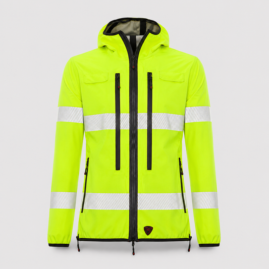 Guscio MAIA Idropellente EN 20471 + EN 343 - inserti IMBRAGO Giallo Fluo