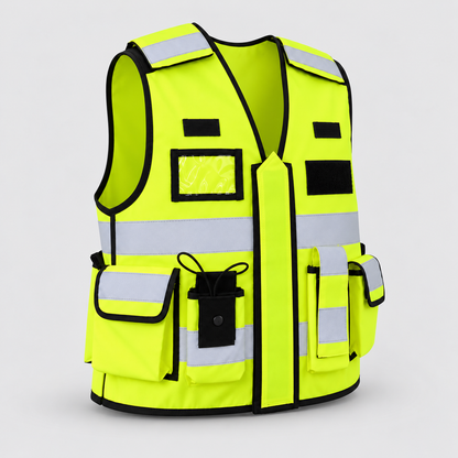Gilet tattico art. KXTAC TACTICAL VEST Giallo Fluo 2XL-4XL