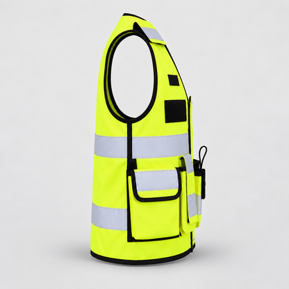 Gilet tattico art. KXTAC TACTICAL VEST Giallo Fluo 2XL-4XL