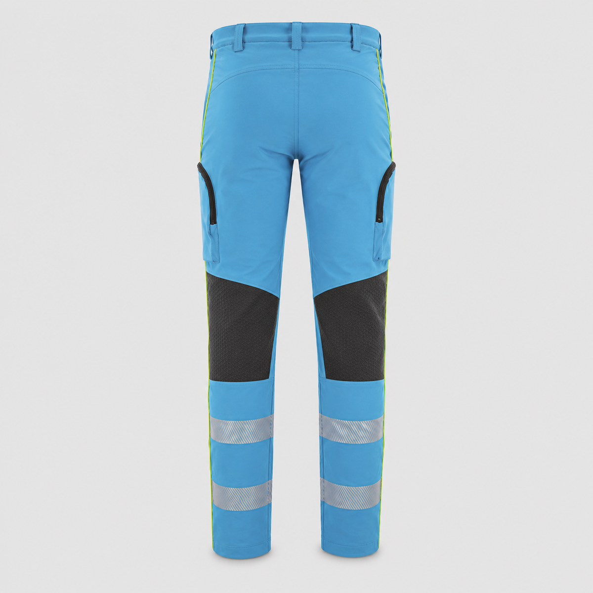 Pantalone POWER MIS FINE SERIE TESSUTO LISCIO Giallo Fluo/Ciano