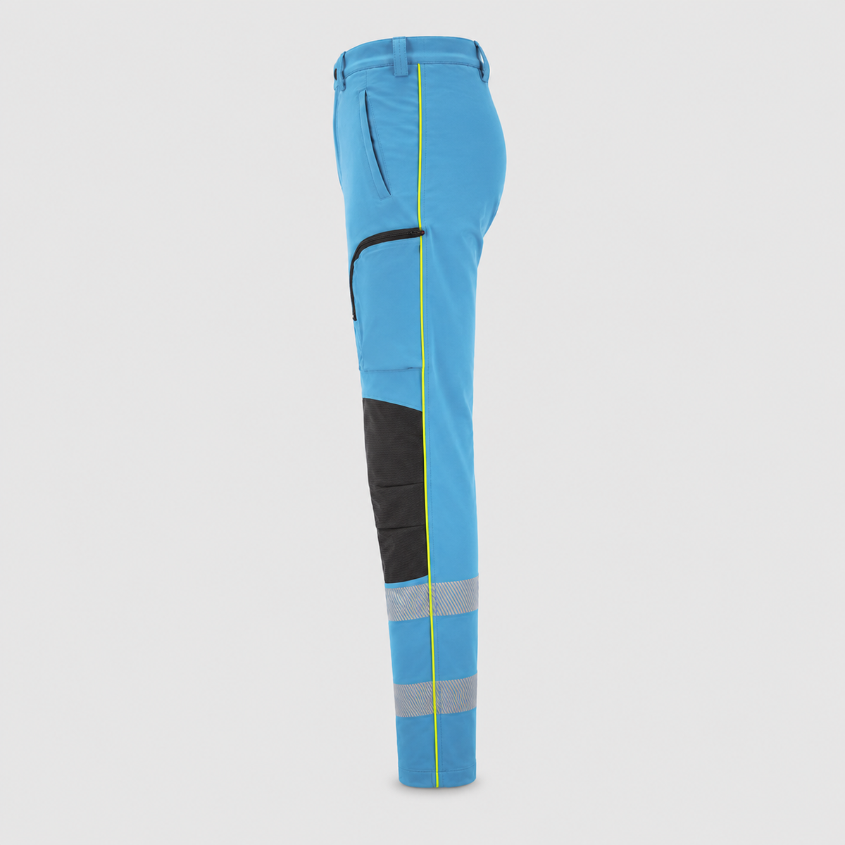 Pantalone POWER MIS FINE SERIE TESSUTO LISCIO Giallo Fluo/Ciano