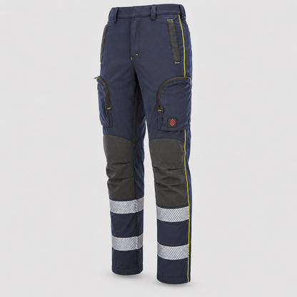 Pantalone PANTEC POWER PCB - con bande Blu Navy