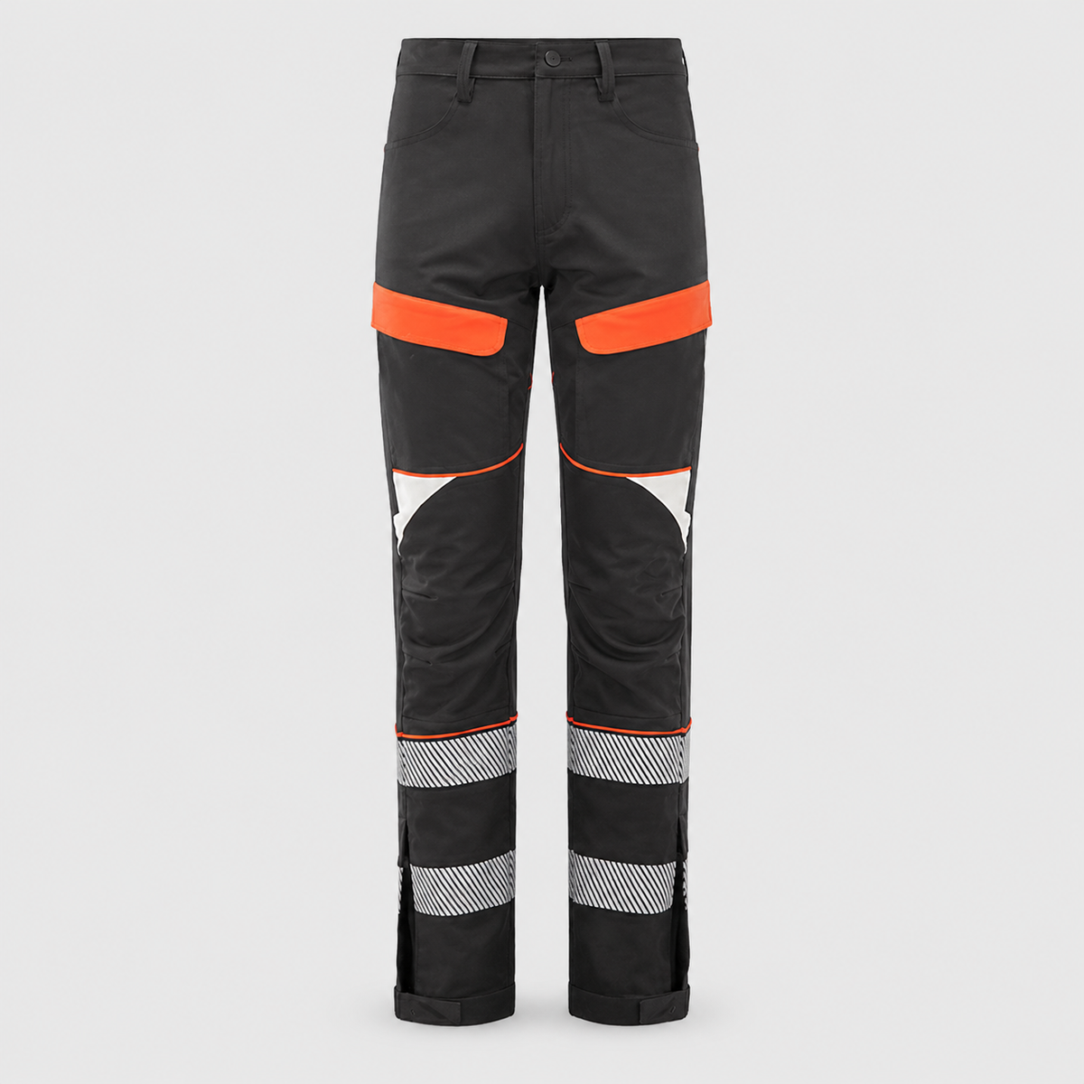 Pantalone TANGO Nero/Rosso Fluo