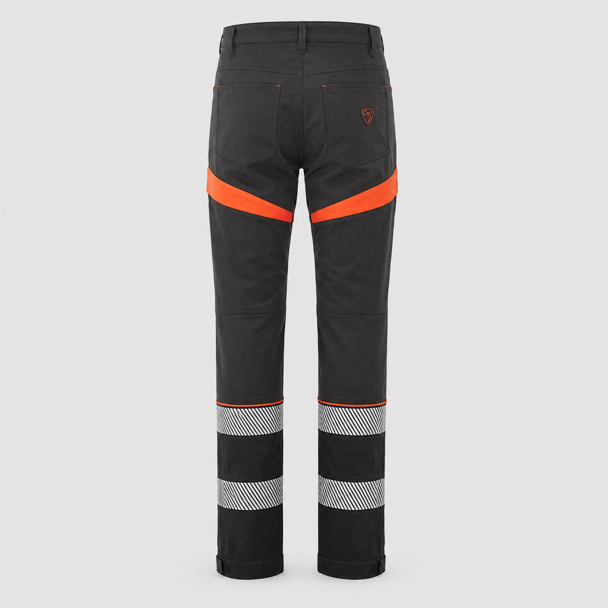Pantalone TANGO Nero/Rosso Fluo