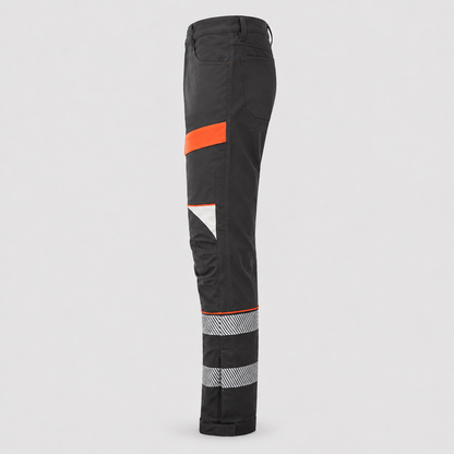 Pantalone TANGO Nero/Rosso Fluo