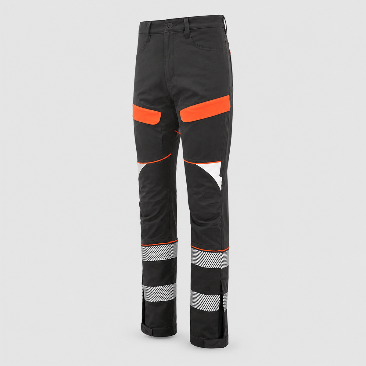Pantalone TANGO Nero/Rosso Fluo
