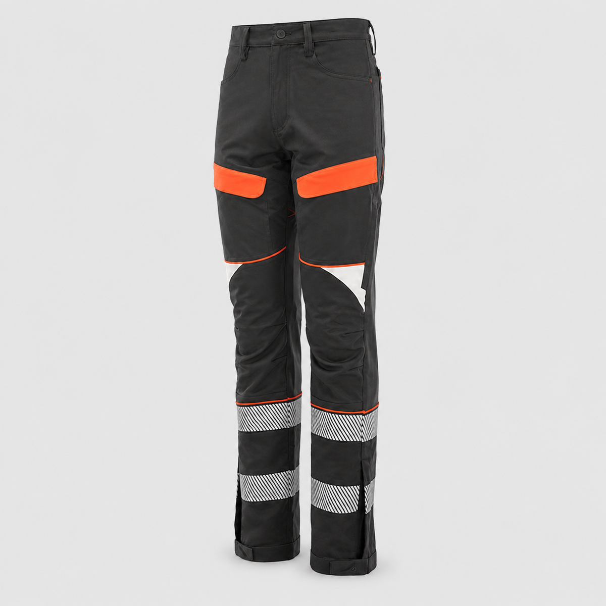 Pantalone TANGO Nero/Rosso Fluo