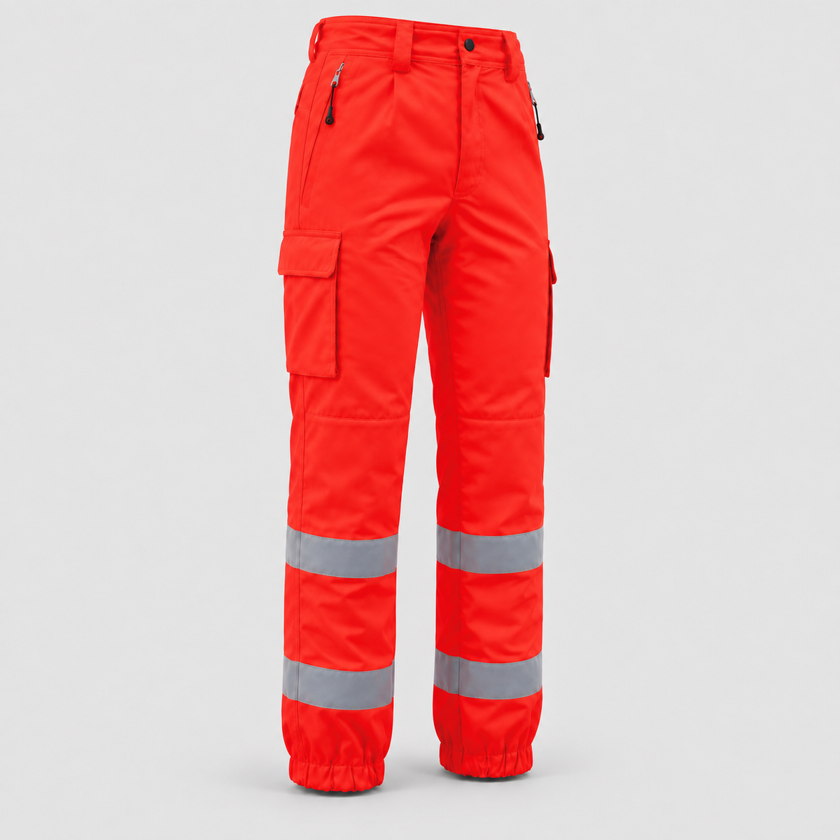 Pantalone PANTEC BETA 118 - Bande MICROSFERICHE Rosso Fluo