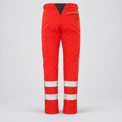 Pantalone art. CENTAURO con protezioni 17092-4:18 liv.A Rosso Fluo