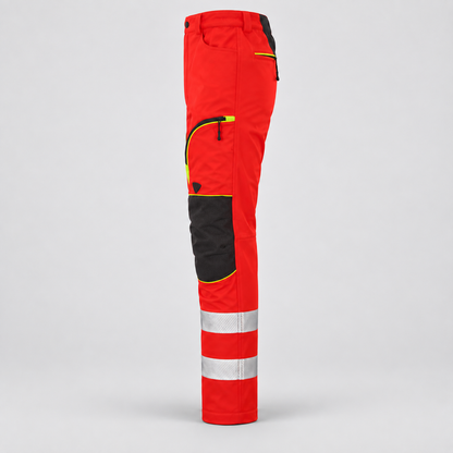 Pantalone art. CENTAURO con protezioni 17092-4:18 liv.A Rosso Fluo