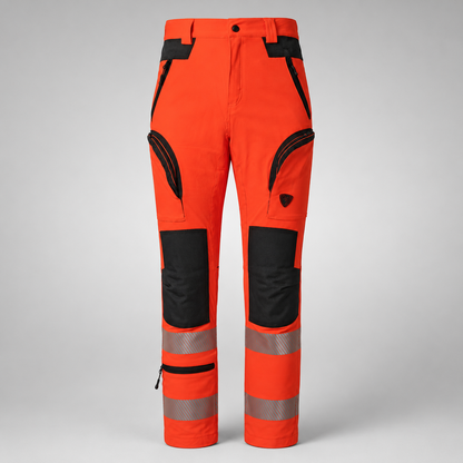 Pantalone PANTEC EVO - EN 20471 Rosso Fluo