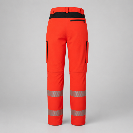 Pantalone PANTEC EVO - EN 20471 Rosso Fluo