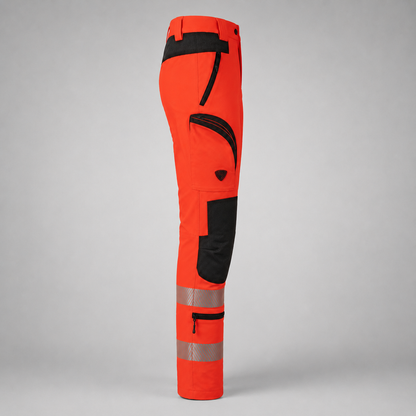 Pantalone PANTEC EVO - EN 20471 Rosso Fluo
