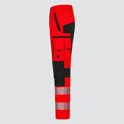 Pantalone THETA Rosso Fluo