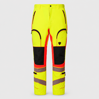 Pantalone ICARO Giallo Fluo/Rosso Fluo