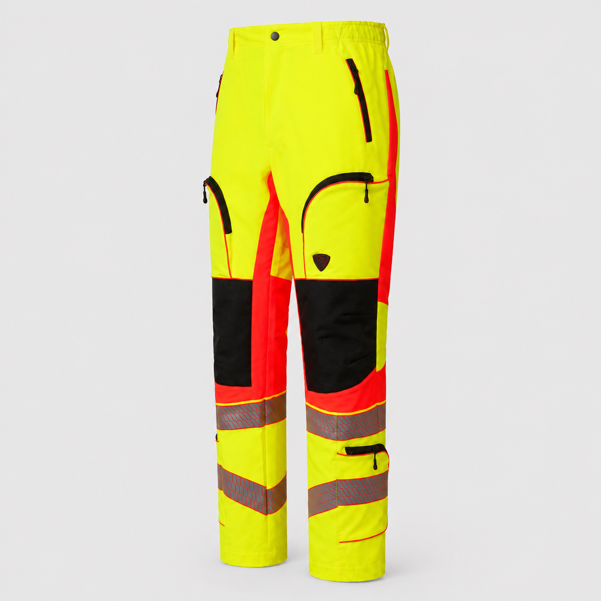 Pantalone ICARO Giallo Fluo/Rosso Fluo
