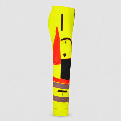 Pantalone ICARO Giallo Fluo/Rosso Fluo