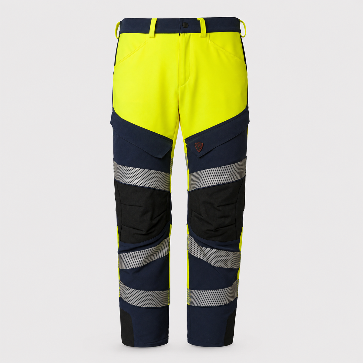 Pantalone art. NARCISO Giallo Fluo/Blu Navy