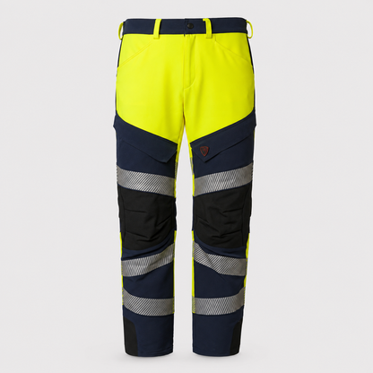 Pantalone art. NARCISO Giallo Fluo/Blu Navy