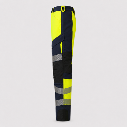 Pantalone art. NARCISO Giallo Fluo/Blu Navy