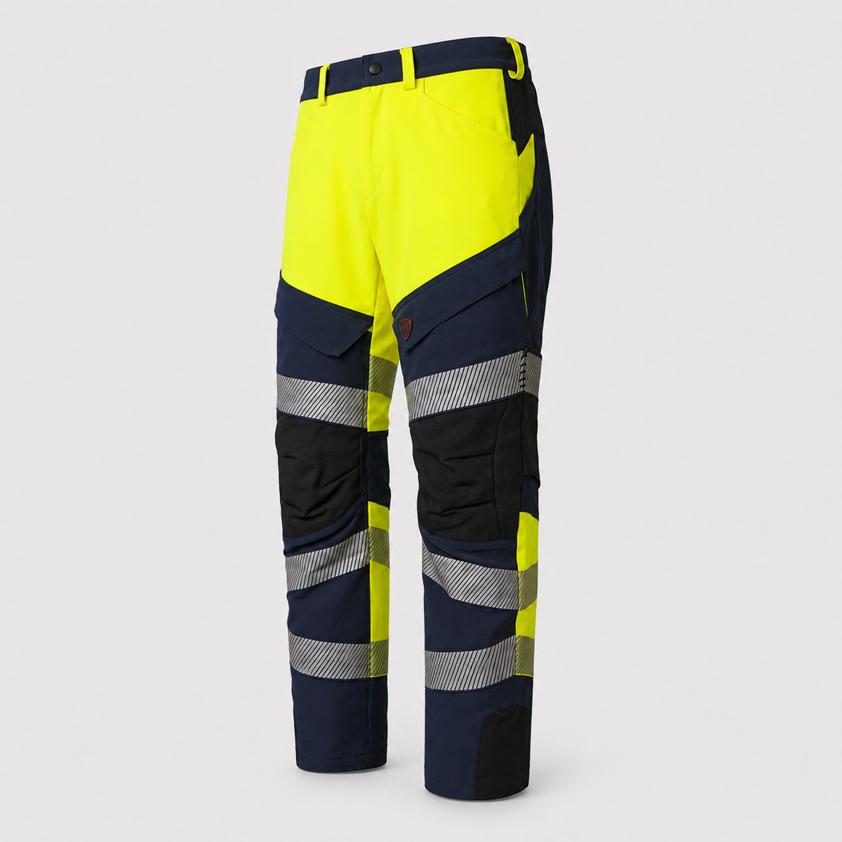 Pantalone art. NARCISO Giallo Fluo/Blu Navy