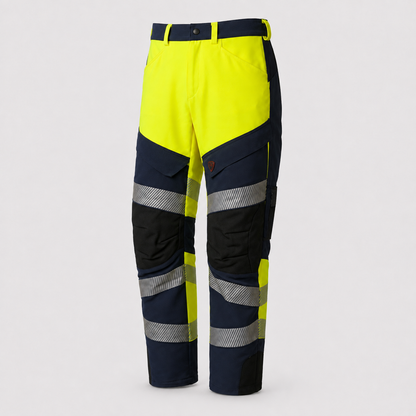 Pantalone art. NARCISO Giallo Fluo/Blu Navy