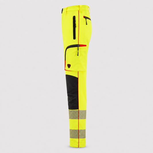Pantalone art. PANTEC POWER 3S - UNI 20471 Giallo Fluo