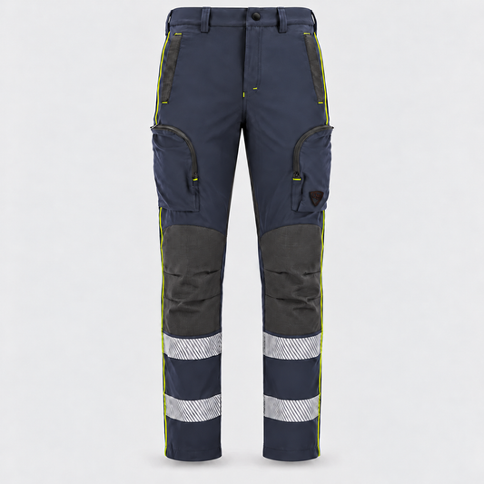 Pantalone PANTEC POWER PCB - con bande Blu Navy